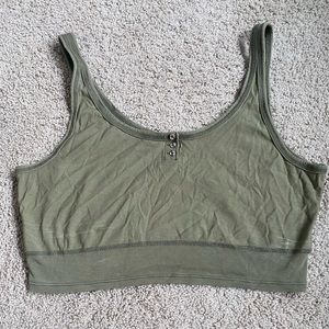 Urban Outfitters BDG Green Cropped Tank